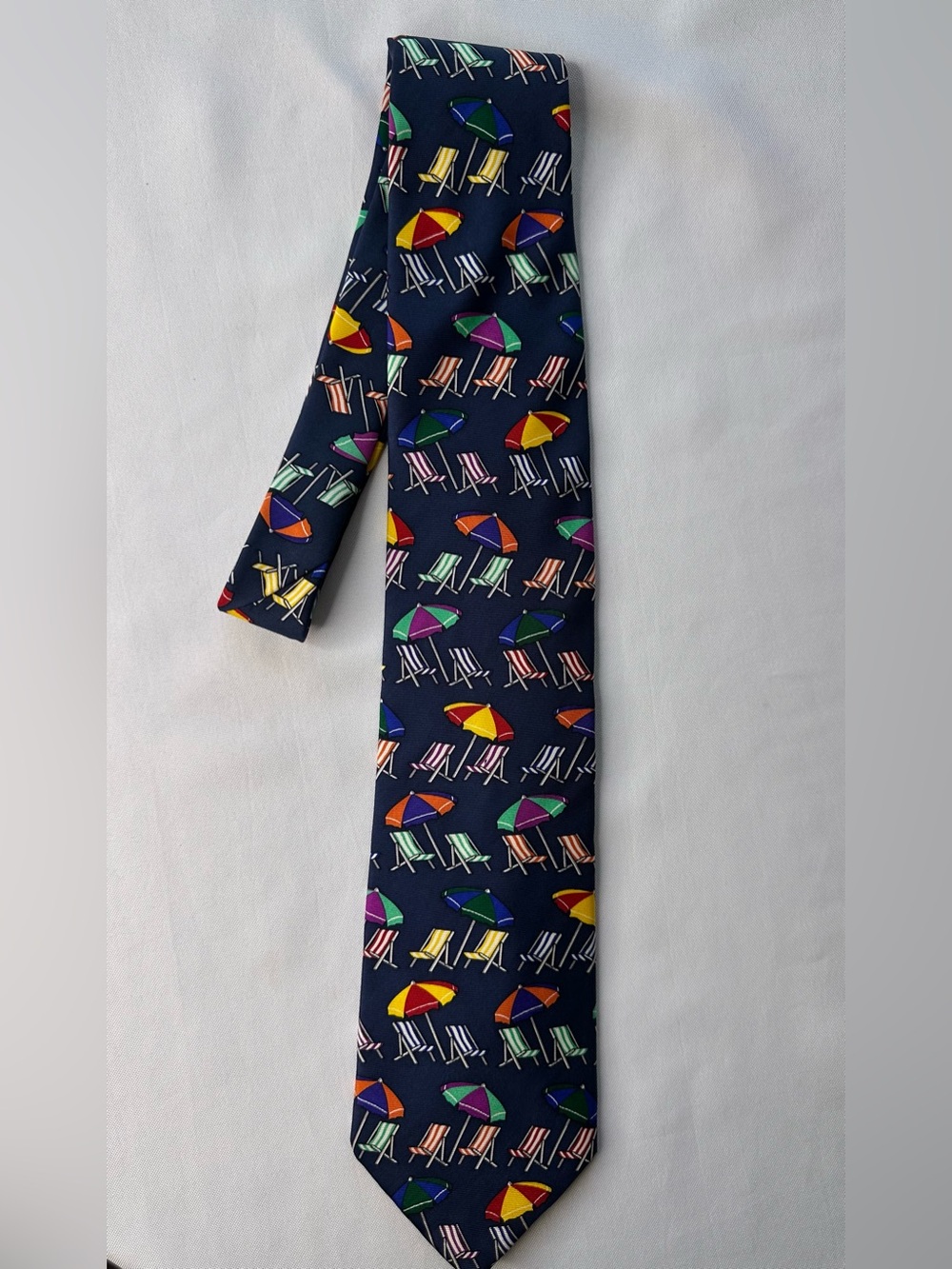 Navy Alynn Neckwear Tie featuring “life a beach pattern” by Eric Holch